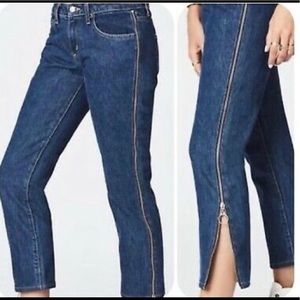 Carmar side zip jean